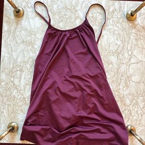 Free People satin open back halter top